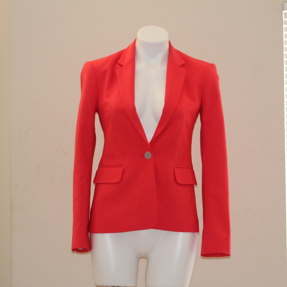 Express Red Blazer Size 2 - Pre-Owned